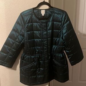 Christian Siriano for J. Jill Medium Petite Quilted Jacket